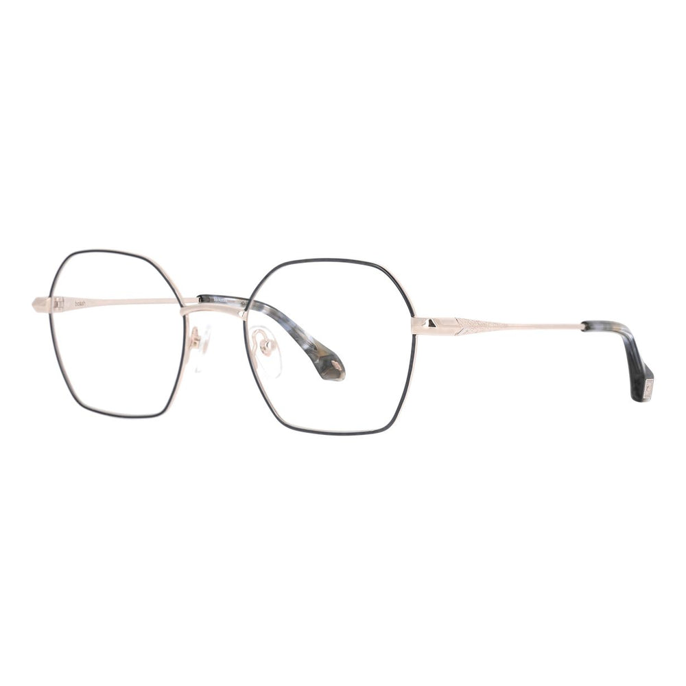 ba&sh BA2014 Bleu Laqué et Or Rose BLOR de trois-quarts - Les Lunettes de Pauline