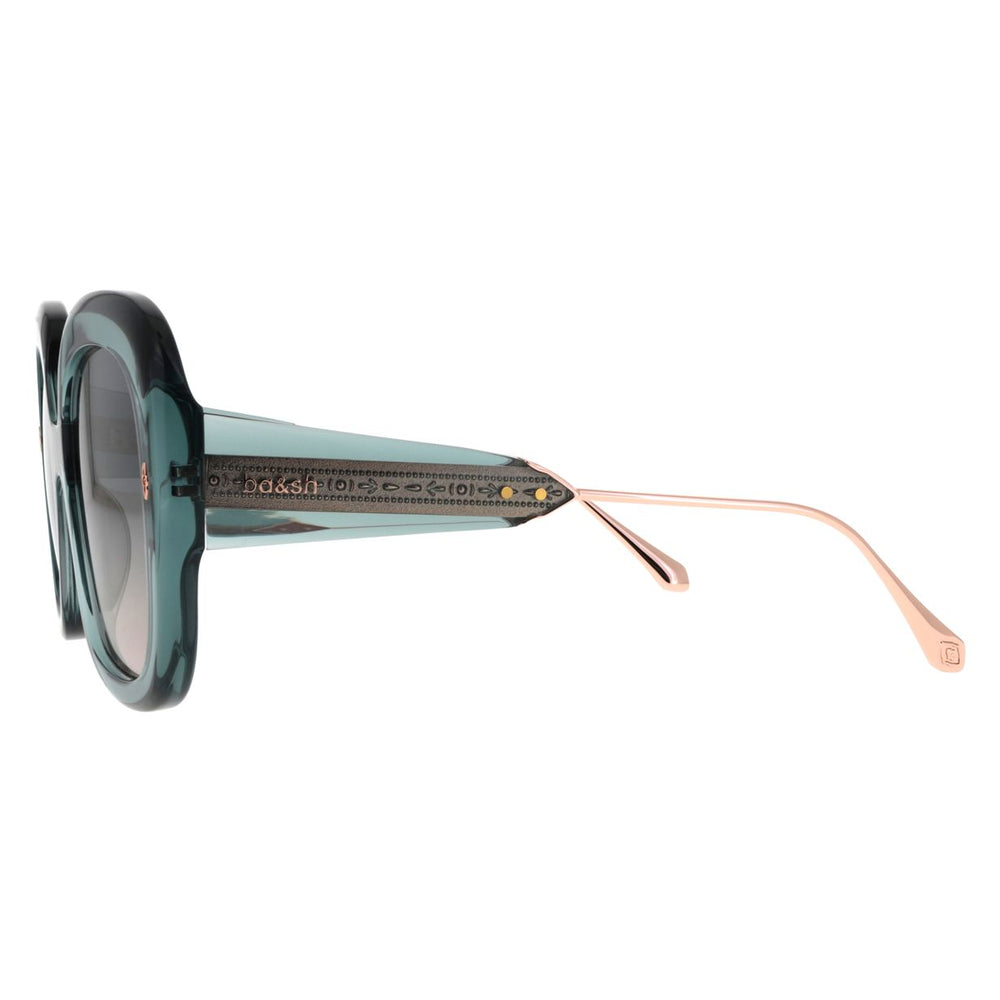 ba&sh Edie Cristal Bleu Céladon CE68 en détail des branches - Les Lunettes de Pauline