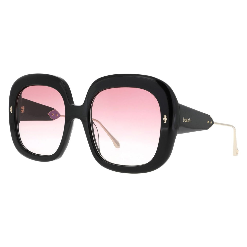 ba&sh Edie Noir NO61 de trois-quarts - Les Lunettes de Pauline