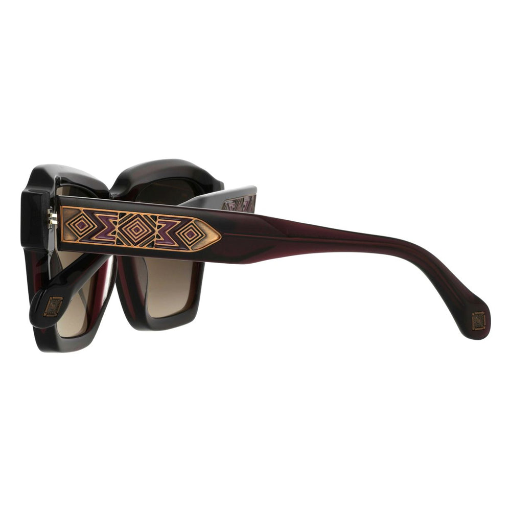 ba&sh Lalita Cristal Cassis KS68 en détail des branches - Les Lunettes de Pauline