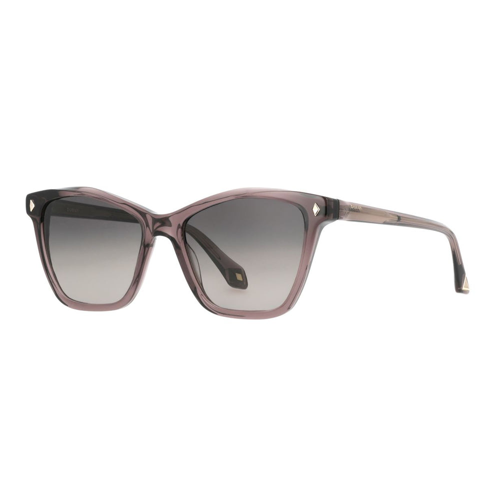 ba&sh Lamia01 Cristal Brun Violet BV68 de trois-quarts - Les Lunettes de Pauline