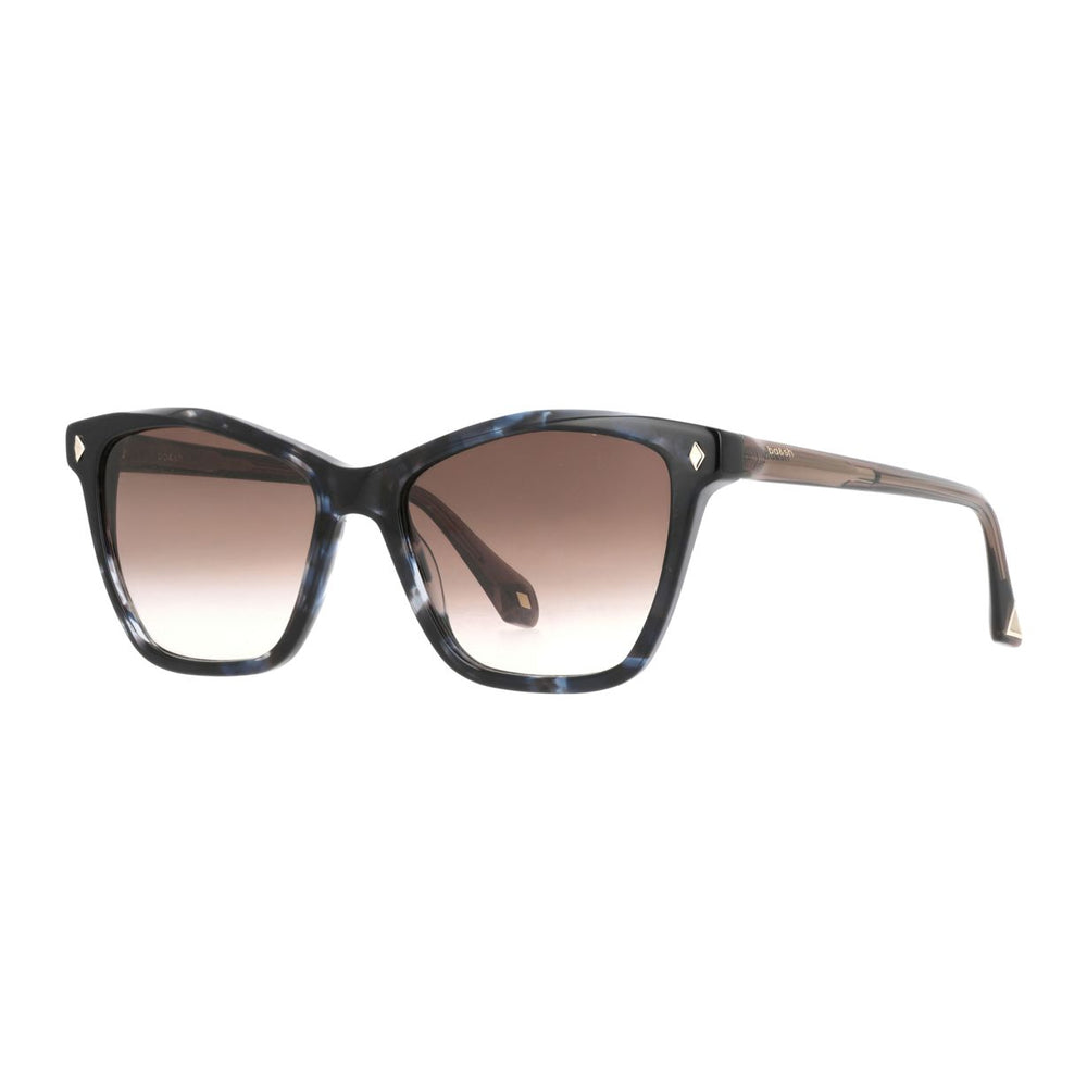 ba&sh Lamia01 Écaille Mouchetée Bleue et Grise E742 de trois-quarts - Les Lunettes de Pauline