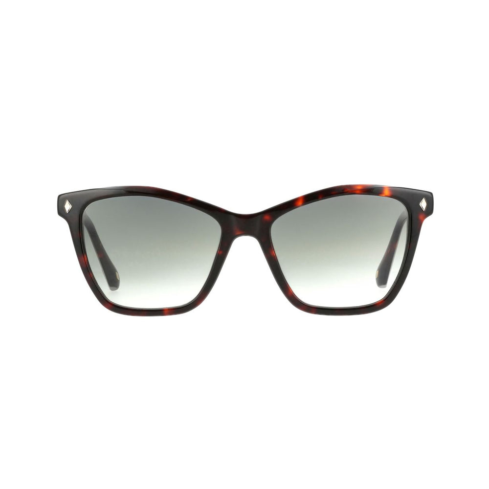 ba&sh Lamia01 Écaille Foncée Mouchetée E802 de face - Les Lunettes de Pauline