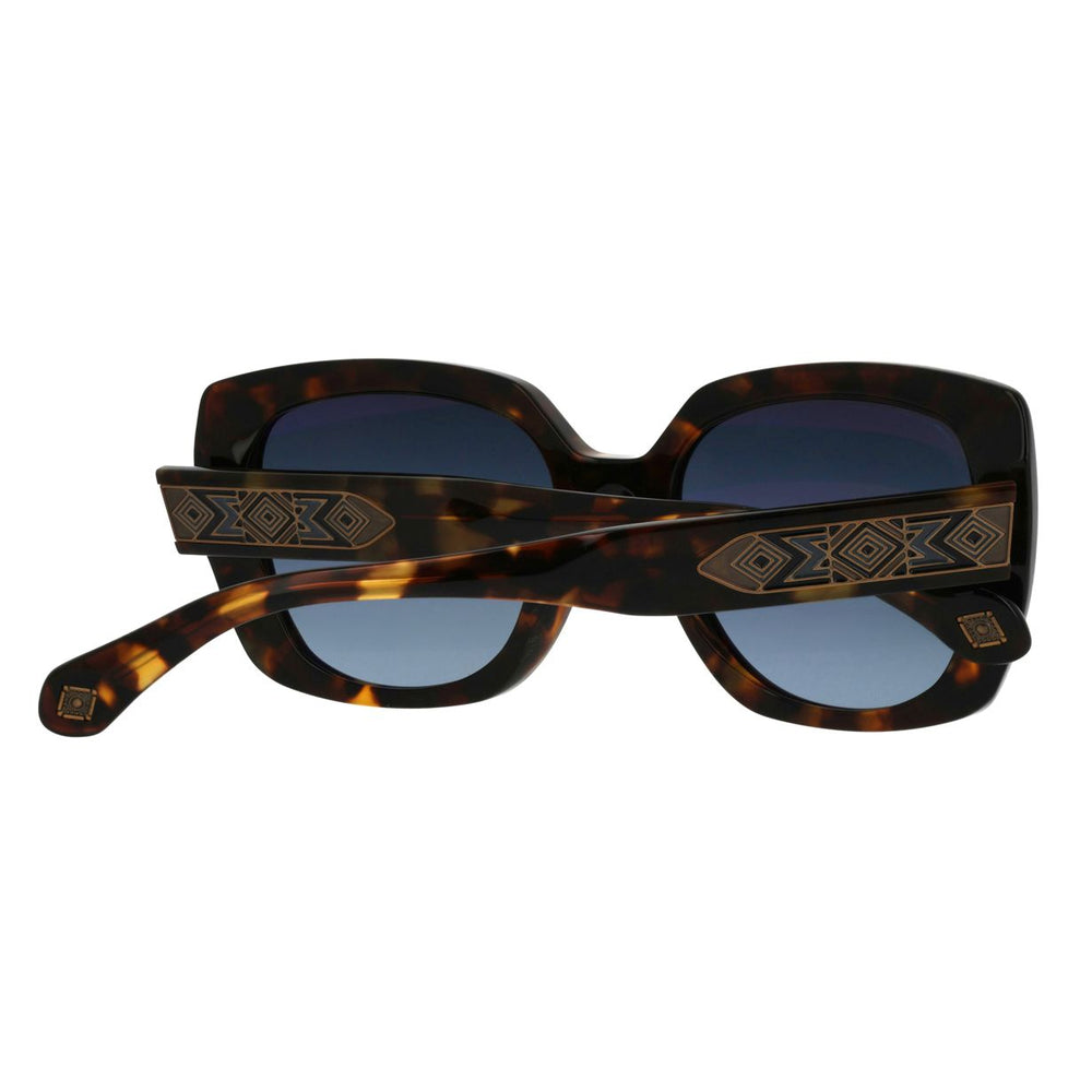 ba&sh Laura Écaille Foncée E058 en détail des branches - Les Lunettes de Pauline