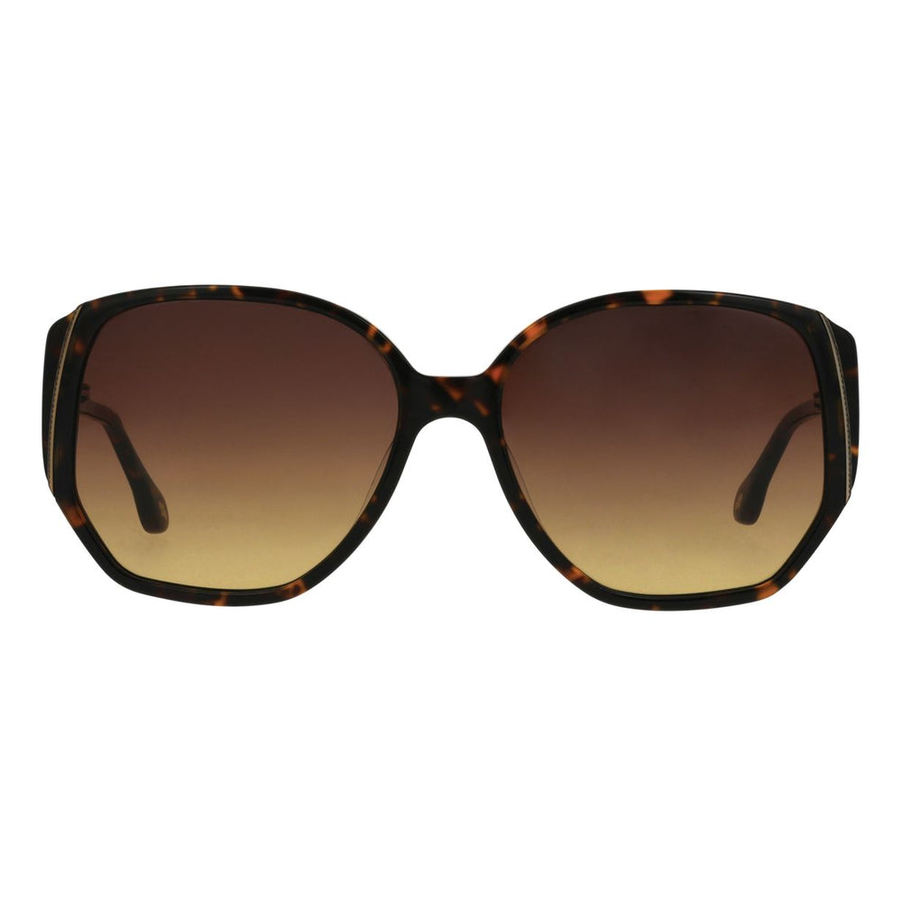 ba&sh Layna Écaille Mouchetée Foncée E020 de face - Les Lunettes de Pauline