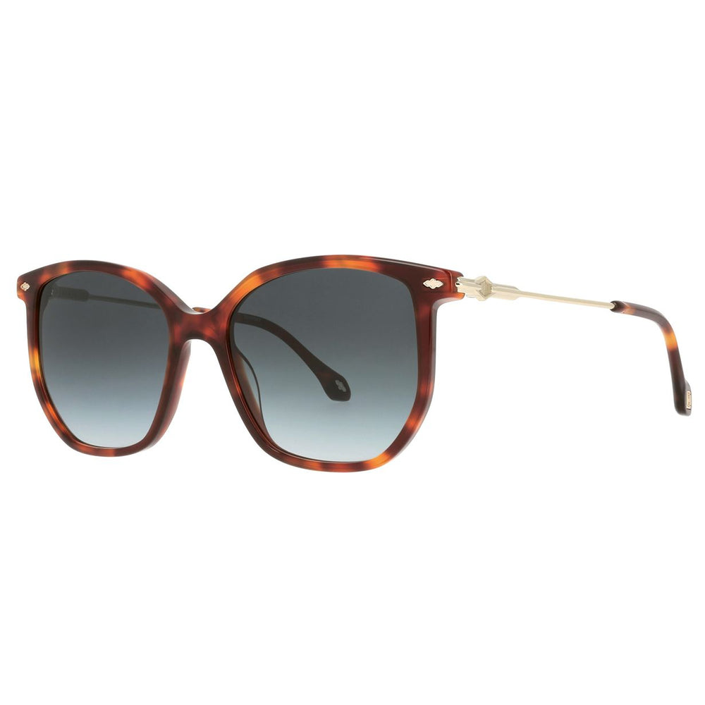 ba&sh Leann Écaille Mouchetée Rousse E602 de trois-quarts - Les Lunettes de Pauline