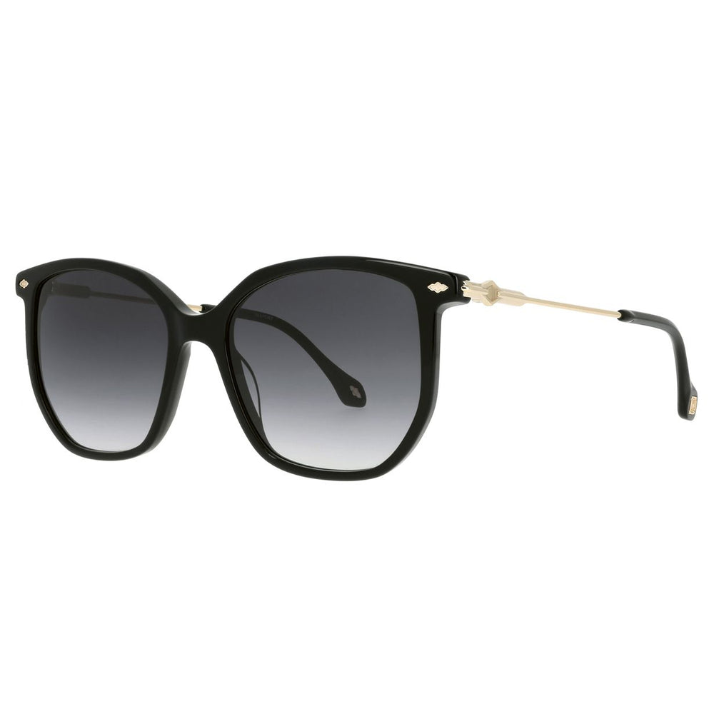 ba&sh Leann Noir NO61 de trois-quarts - Les Lunettes de Pauline