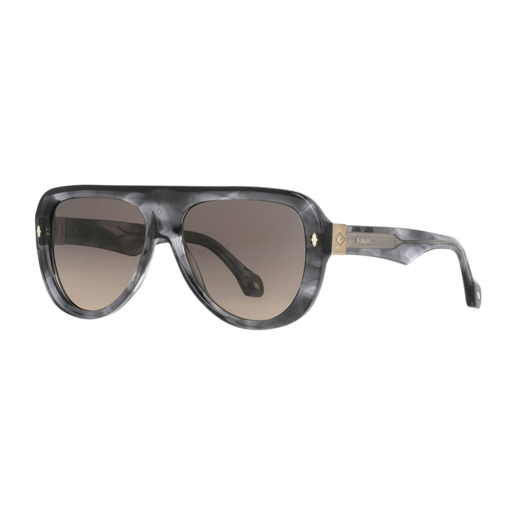 ba&sh Leolia04 Écaille Grise E103 de trois-quarts - Les Lunettes de Pauline