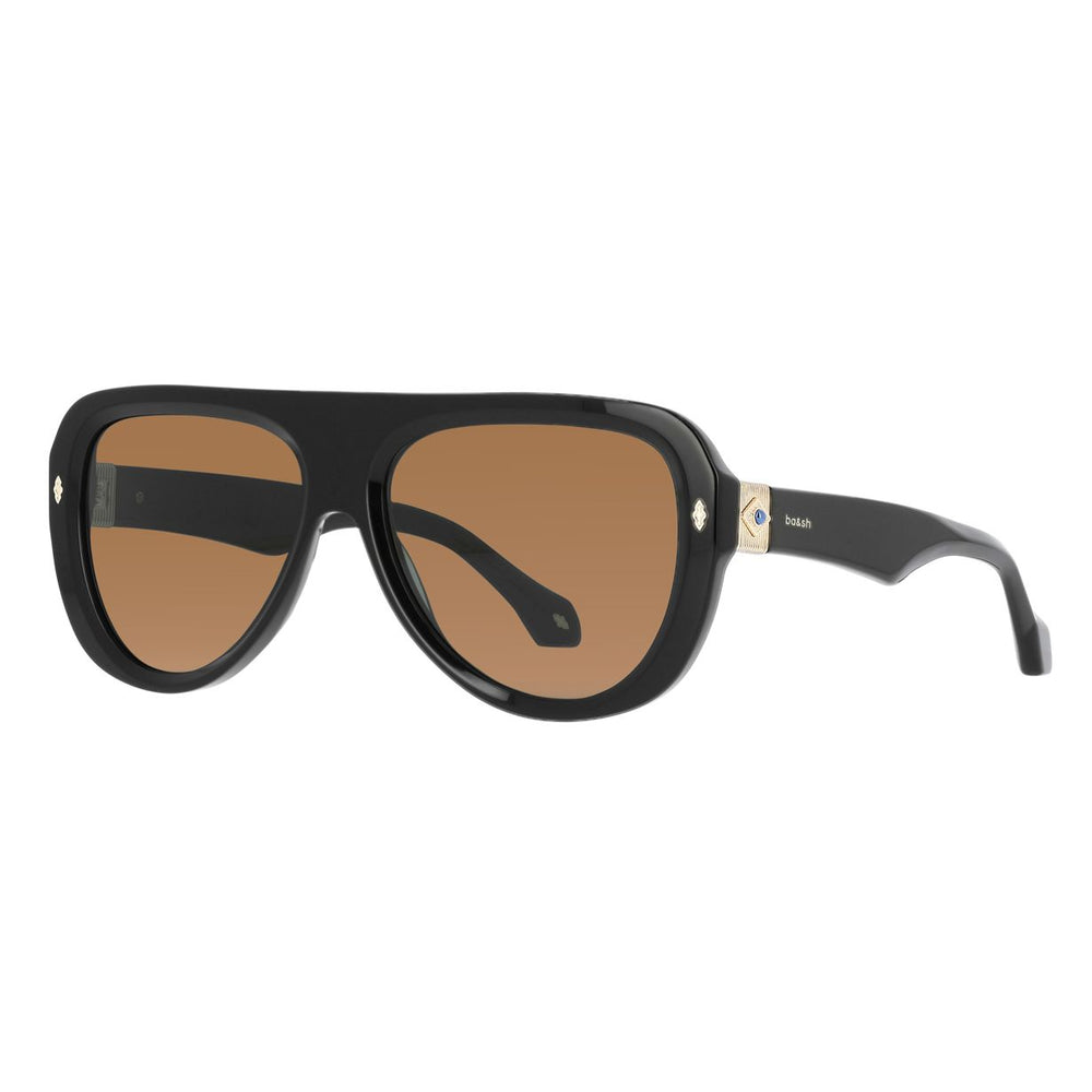 ba&sh Leolia04 Noir NO61 de trois-quarts - Les Lunettes de Pauline