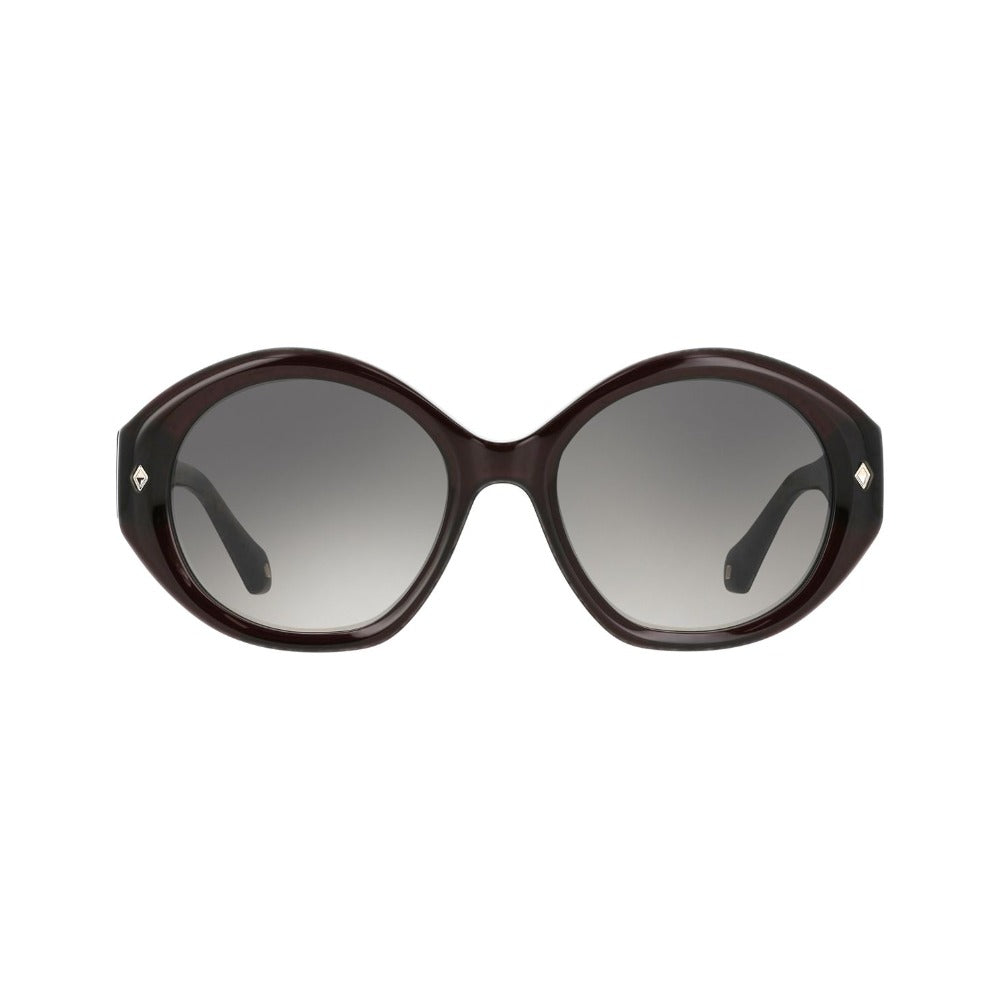 ba&sh Letizia2 Cristal Bordeaux Foncé BX69 de face - Les Lunettes de Pauline