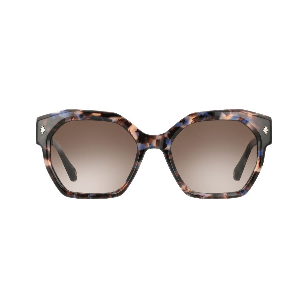 ba&sh Letizia3 Écaille Bleue Cristal E280 de face - Les Lunettes de Pauline