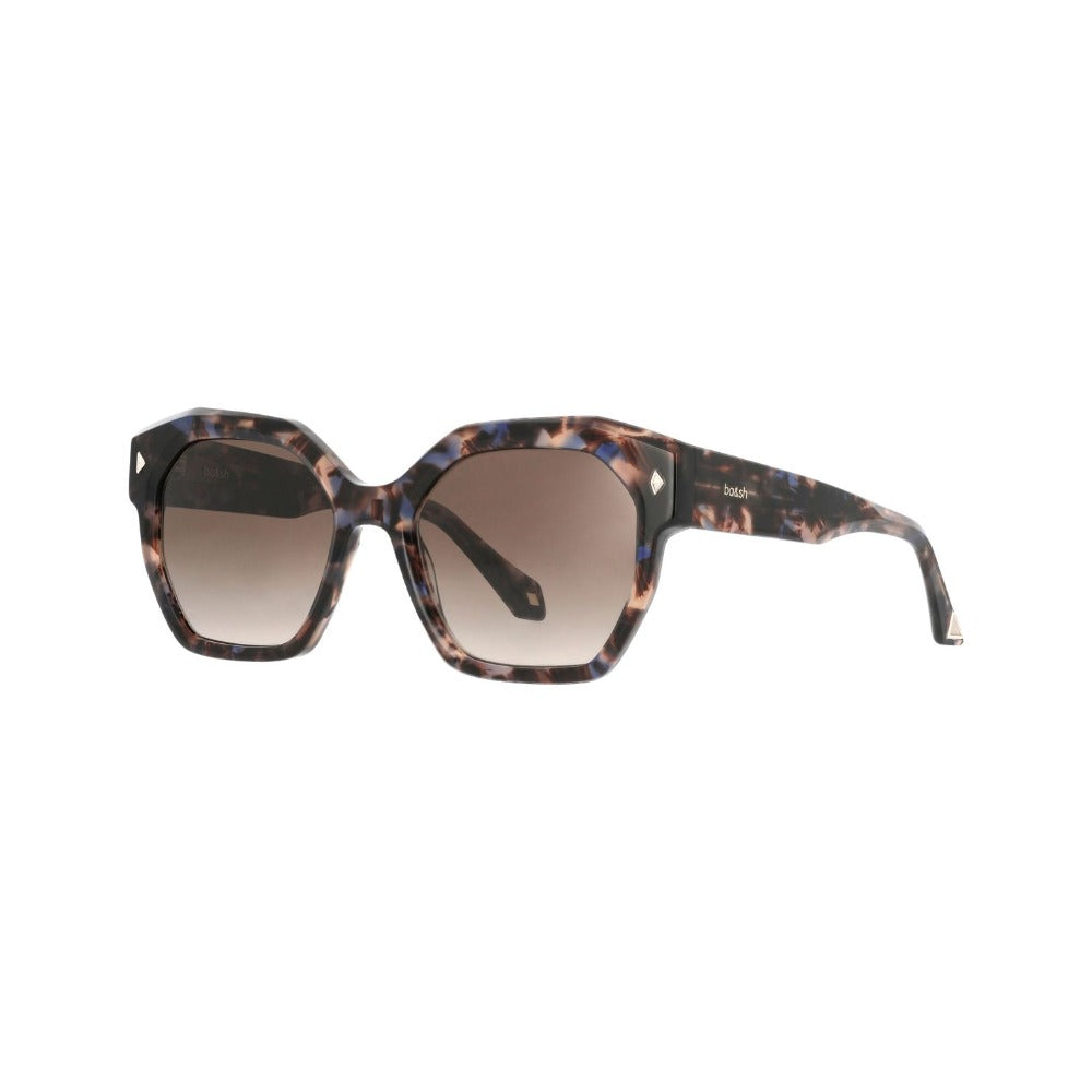 ba&sh Letizia3 Écaille Bleue Cristal E280 de trois-quarts - Les Lunettes de Pauline