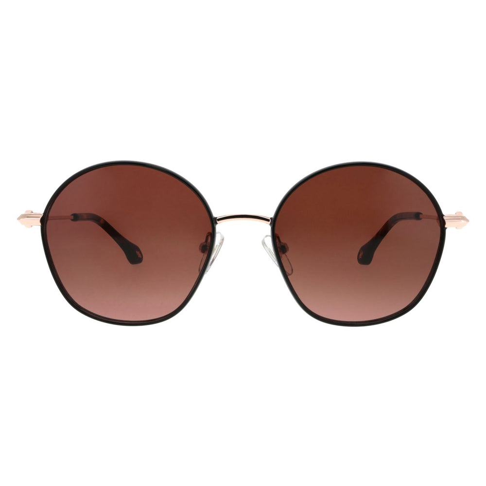 ba&sh Liora Noir et Or Rose NOOR de face - Les Lunettes de Pauline