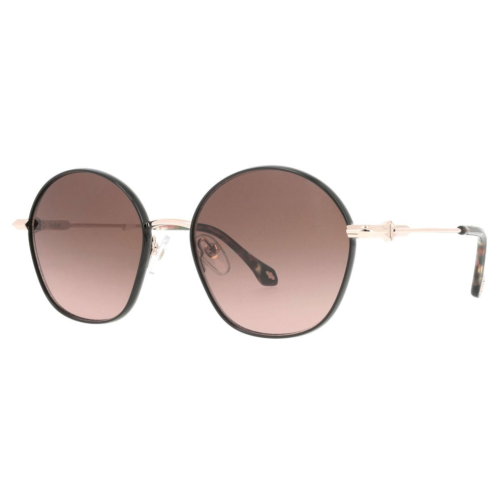 ba&sh Liora Noir et Or Rose NOOR de trois-quarts - Les Lunettes de Pauline