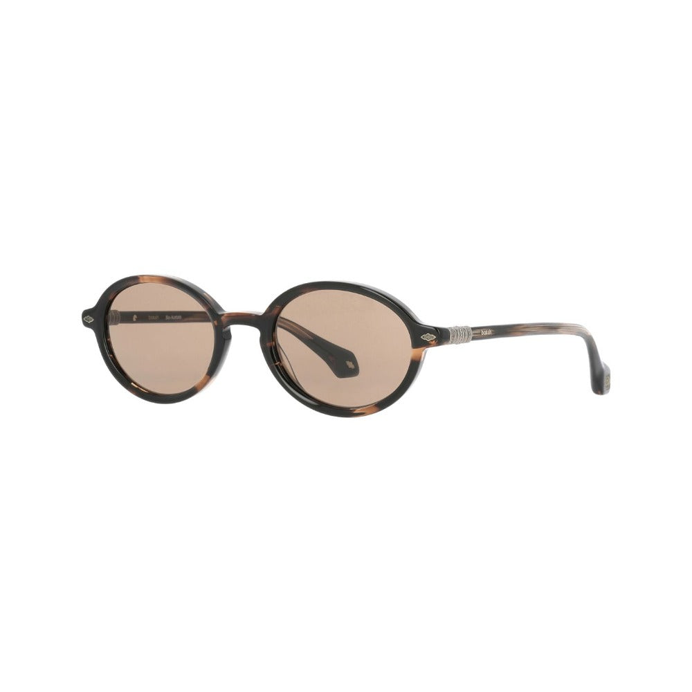 ba&sh Lisette2 Écaille Rayée Miel et Brun E119 de trois-quarts - Les Lunettes de Pauline