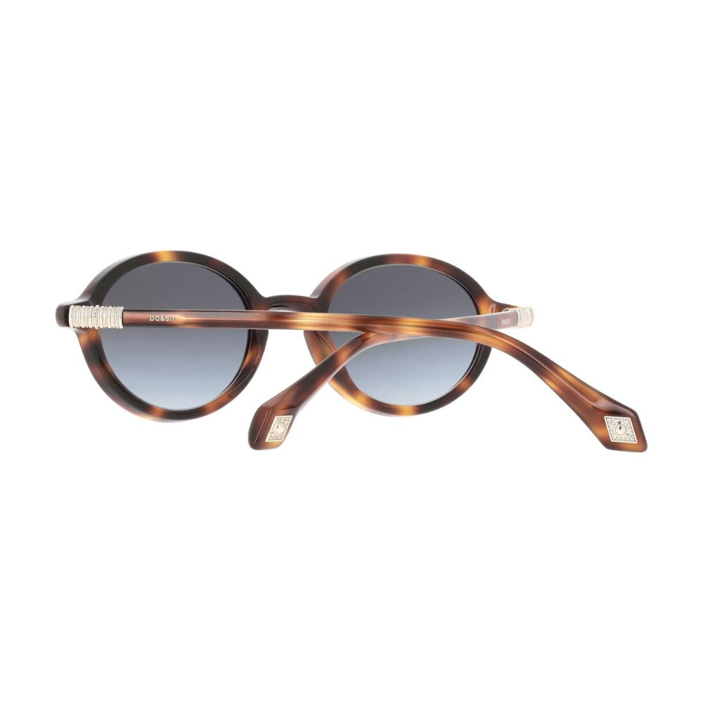 ba&sh Lisette2 Écaille Caramel E339 en détail des branches - Les Lunettes de Pauline
