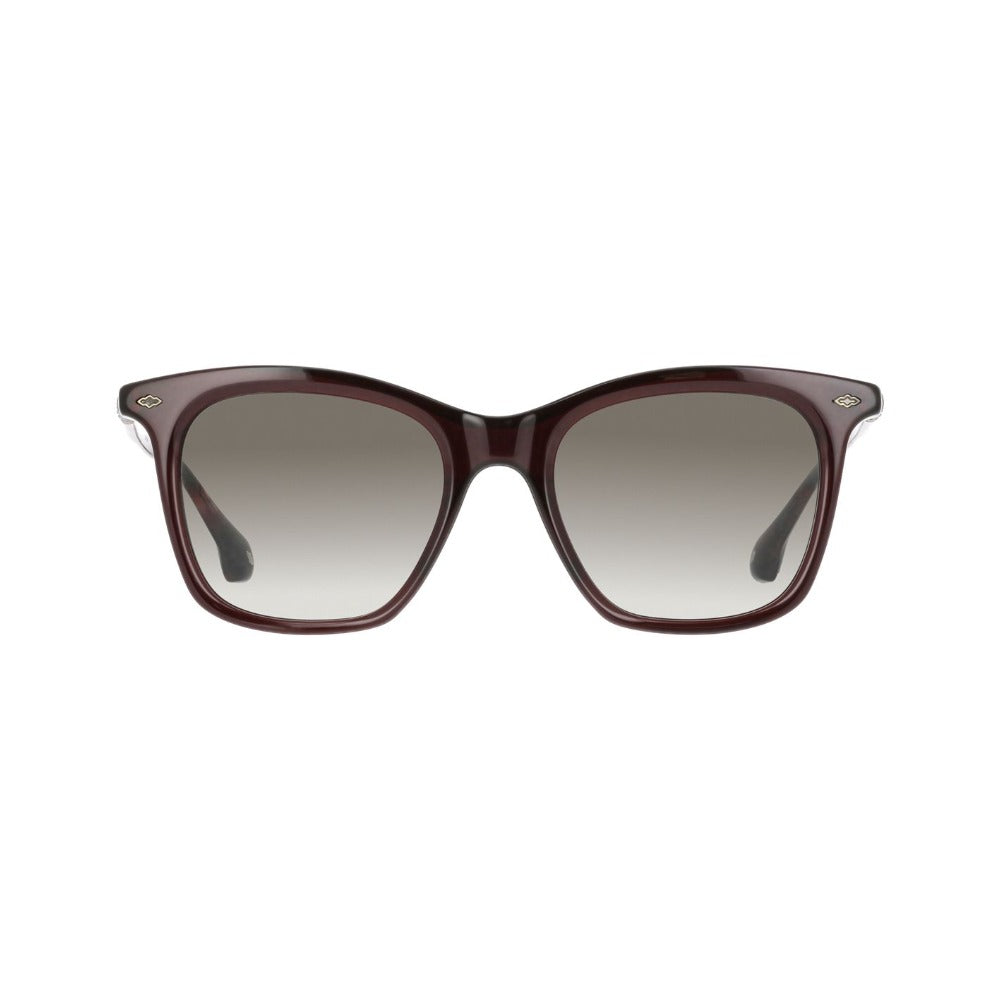 ba&sh Lisette3 Cristal Bordeaux Foncé BX69 de face - Les Lunettes de Pauline