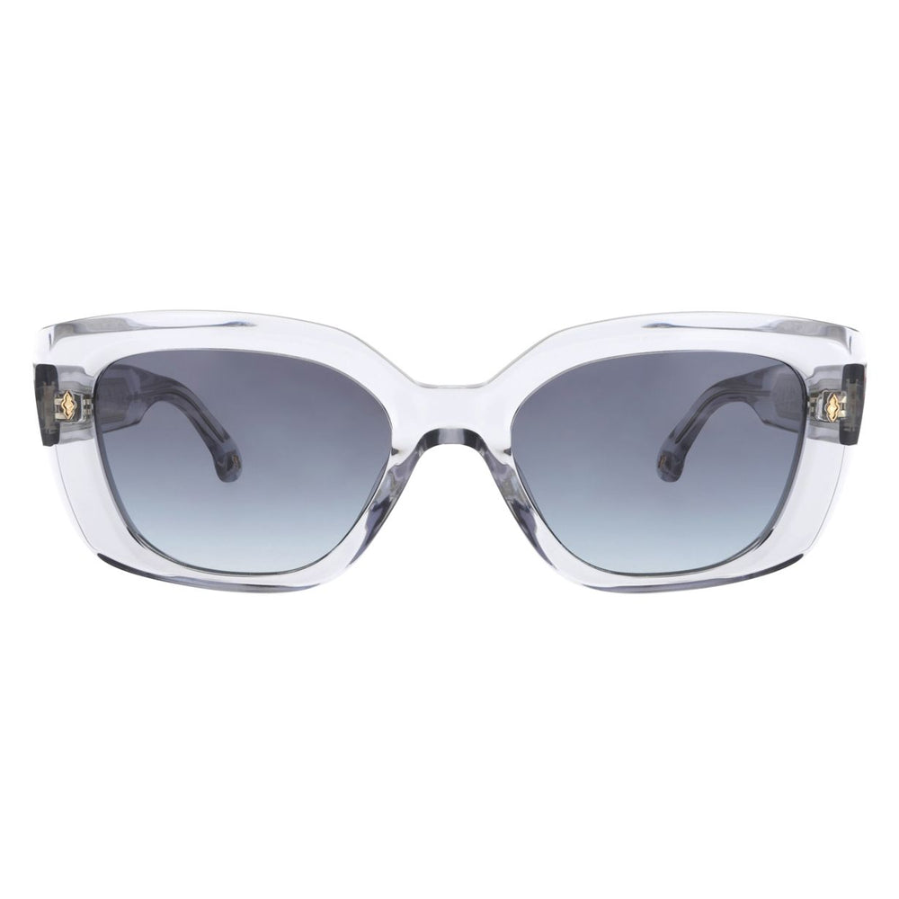 ba&sh Liz Cristal Gris Clair GR67 de face - Les Lunettes de Pauline