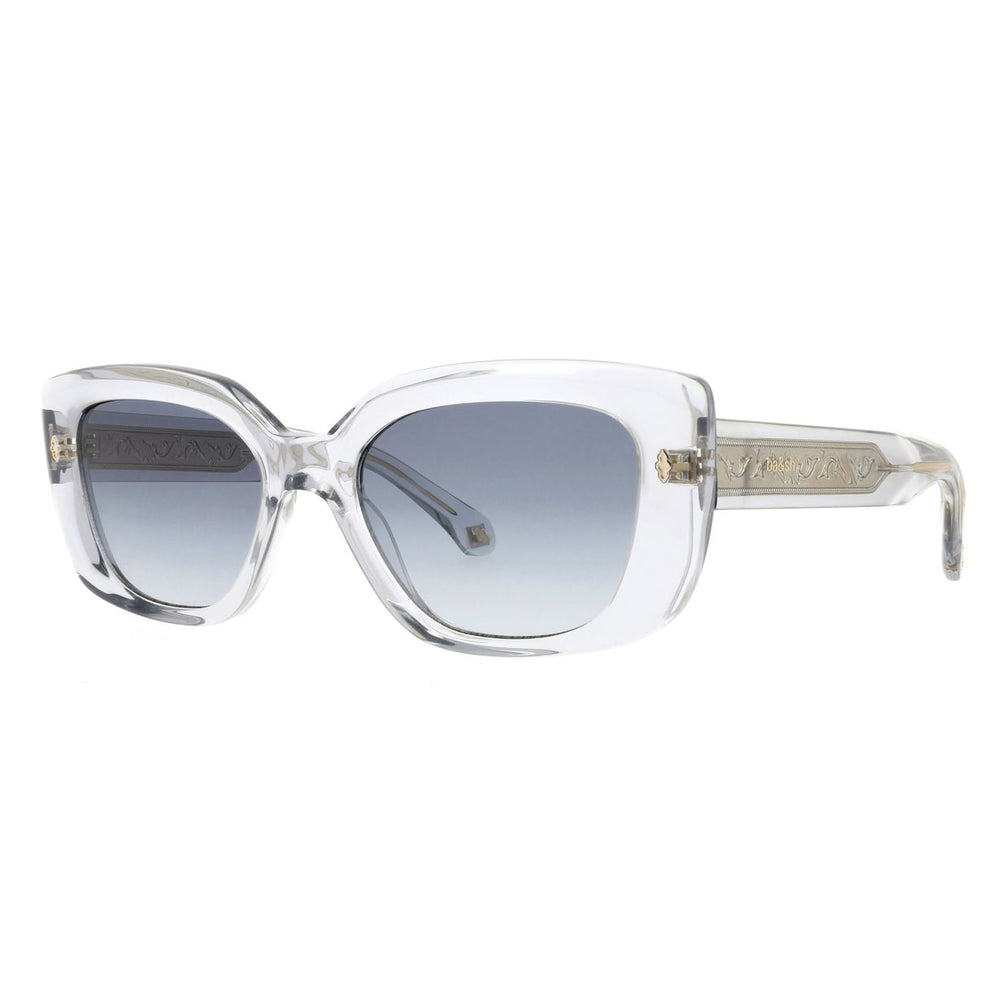 ba&sh Liz Cristal Gris Clair GR67 de trois-quarts - Les Lunettes de Pauline