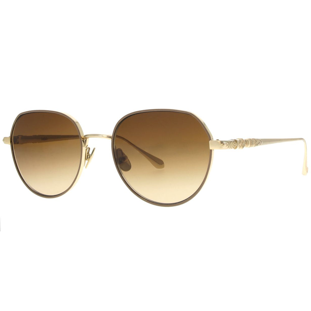 ba&sh Lolly Moka et Doré MODO de trois-quarts - Les Lunettes de Pauline