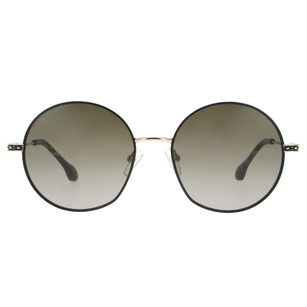 ba&sh Lucia Noir et Or Rose NOOR de face - Les Lunettes de Pauline