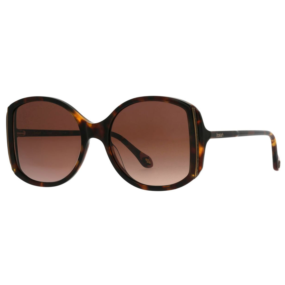 ba&sh Lucy Écaille Foncée E058 de trois-quarts - Les Lunettes de Pauline