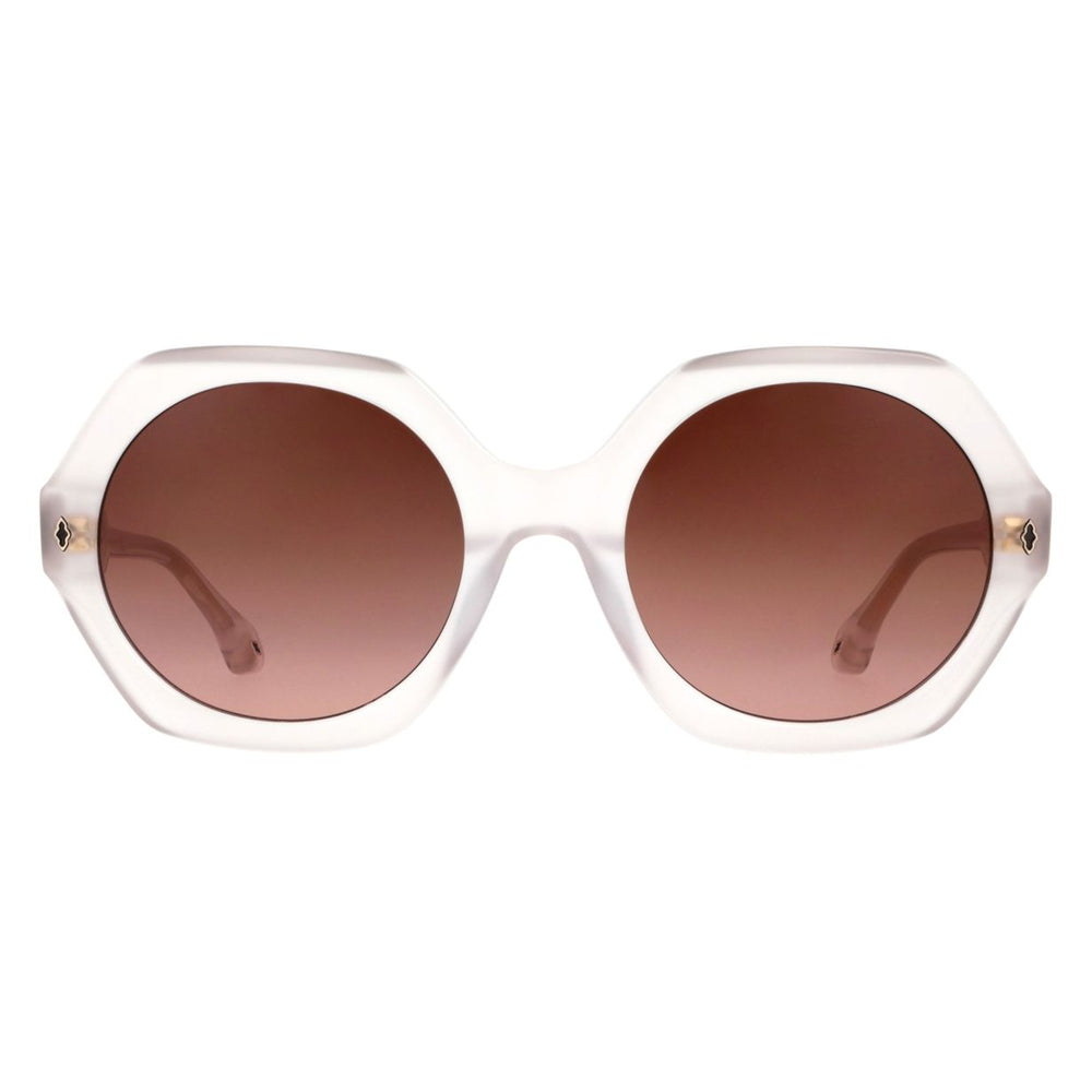 ba&sh Luny Blanc Translucide BC84 de face - Les Lunettes de Pauline