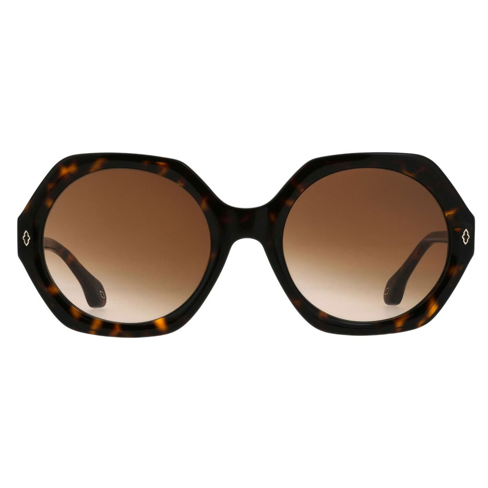 ba&sh Luny Écaille Mouchetée Foncée E020 de face - Les Lunettes de Pauline