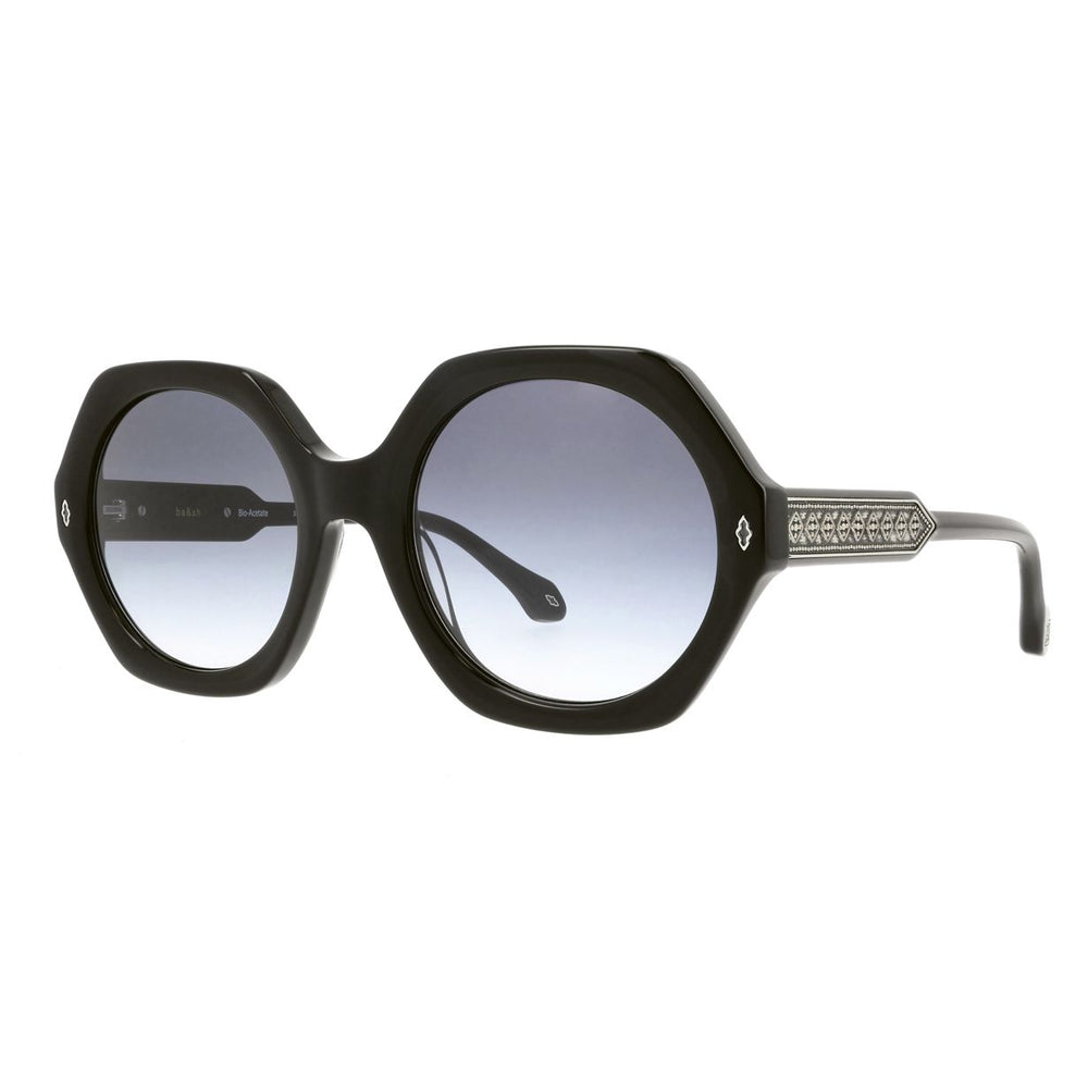 ba&sh Luny Noir NO61 de trois-quarts - Les Lunettes de Pauline