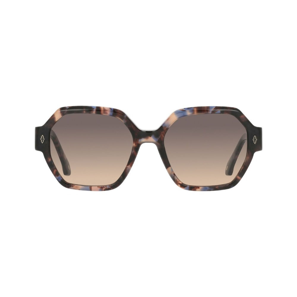 ba&sh Micha02 Écaille Bleue Cristal E280 de face - Les Lunettes de Pauline