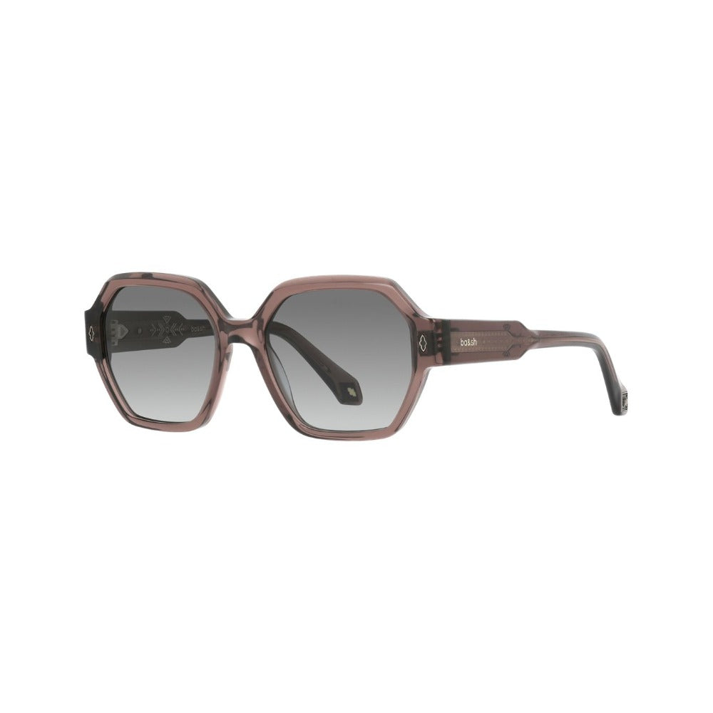 ba&sh Micha02 Cristal Prune PR68 de trois-quarts - Les Lunettes de Pauline