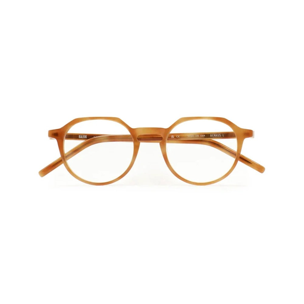 Kaleos Berkus L Havane Ambré 04 de face - Les Lunettes de Pauline