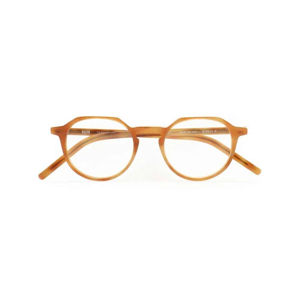 Kaleos Berkus M Havane Ambré 04 de face - Les Lunettes de Pauline