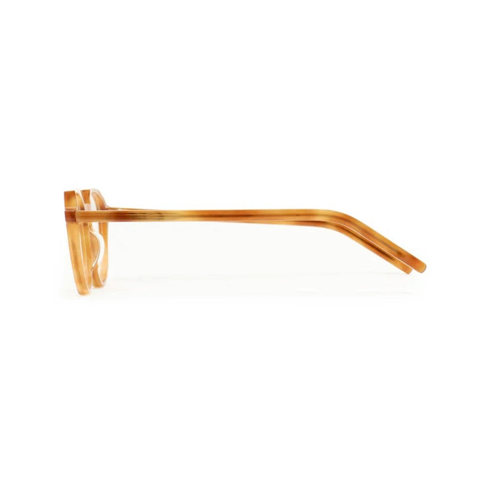 Kaleos Berkus M Havane Ambré 04 vue de profil - Les Lunettes de Pauline