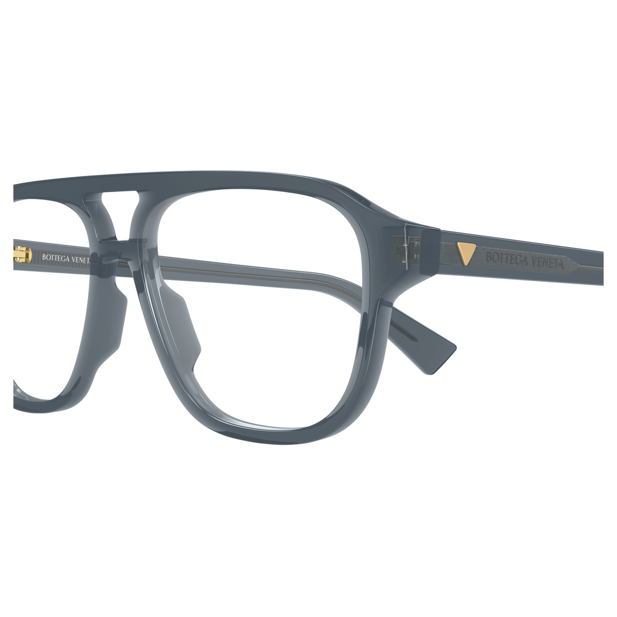Bottega Veneta BV1294O Gris Bleuté 006 en détail des branches - Les Lunettes de Pauline