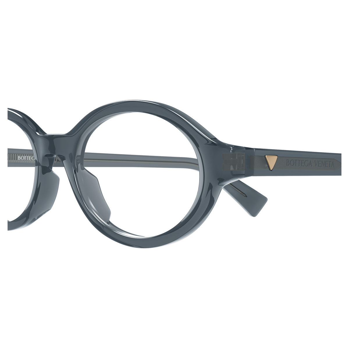 Bottega Veneta BV1367O Gris Ardoise 006 en détail des branches - Les Lunettes de Pauline