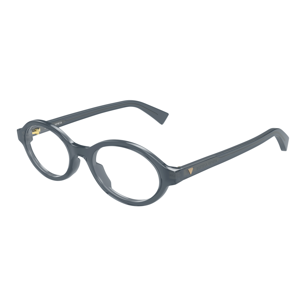 Bottega Veneta BV1367O Gris Ardoise 006 de trois-quarts - Les Lunettes de Pauline