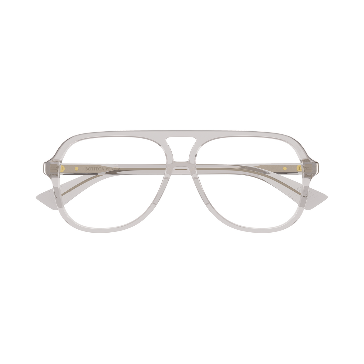 Bottega Veneta BV1417O Gris Cristal 003 de face - Les Lunettes de Pauline