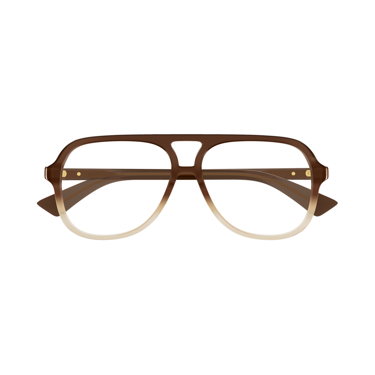 Bottega Veneta BV1417O Brun Dégradé 004 de face - Les Lunettes de Pauline