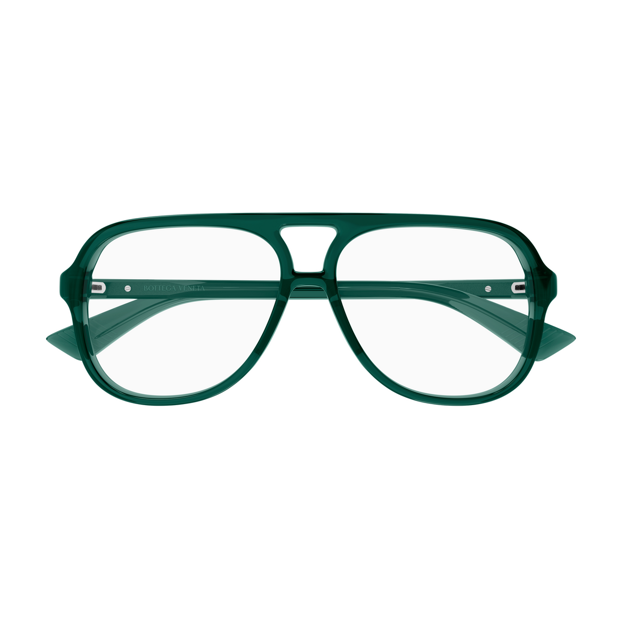 Bottega Veneta BV1417O Vert Émeraude 007 de face - Les Lunettes de Pauline