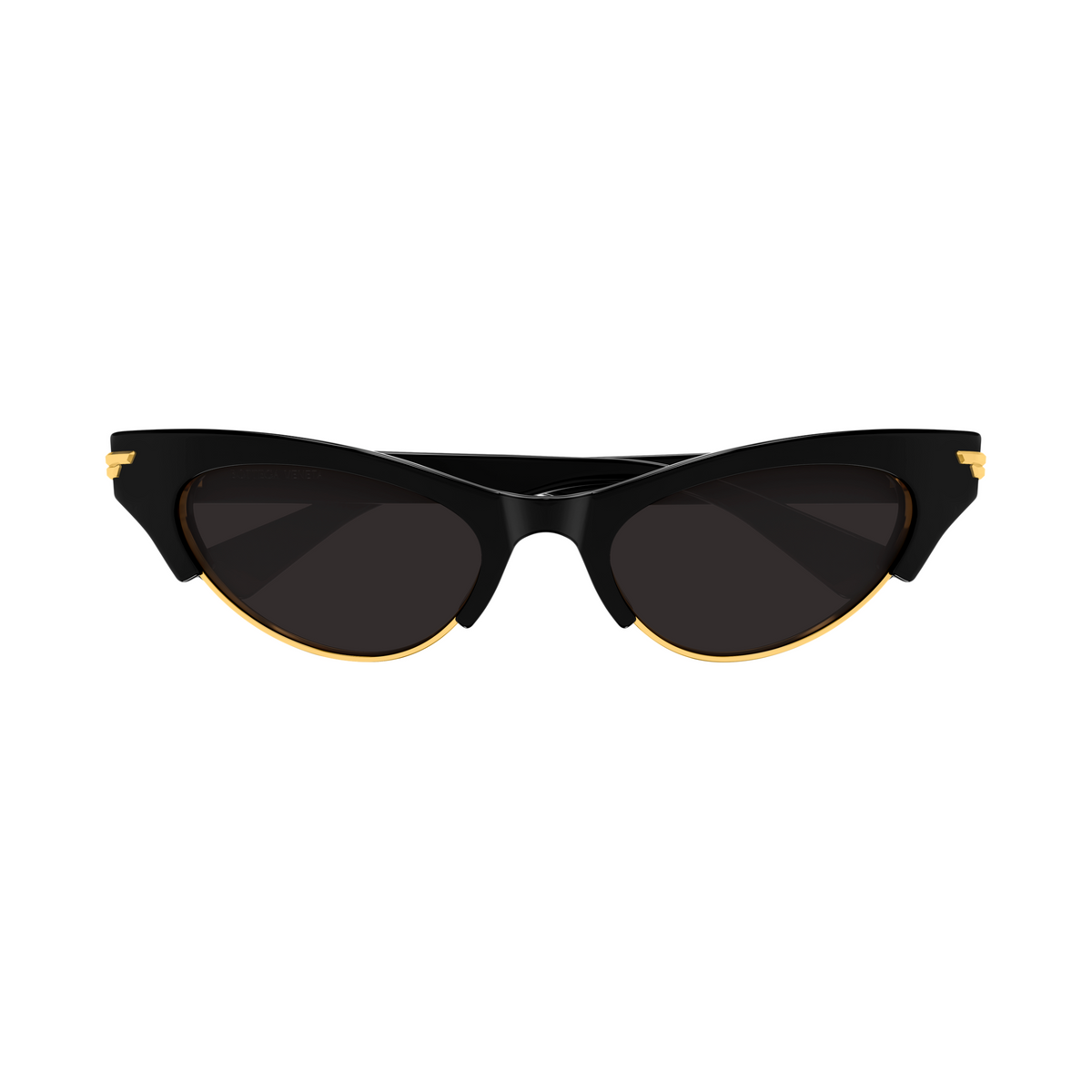 Bottega Veneta BV1431S Noir 001 de face - Les Lunettes de Pauline