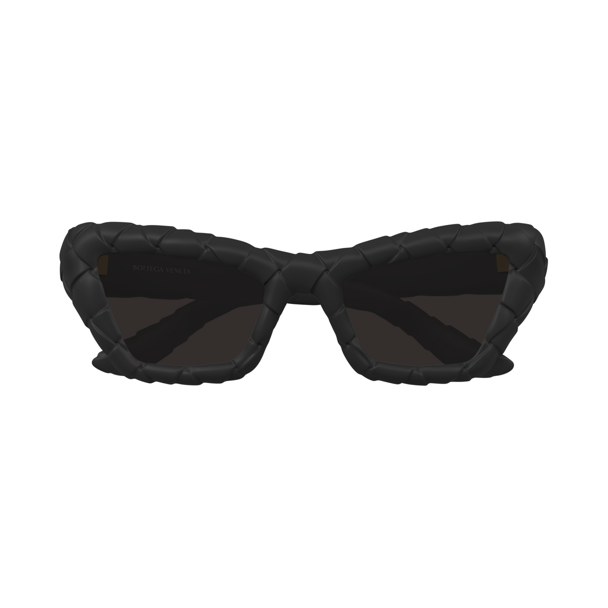 Bottega Veneta BV1438S Noir 001 de face - Les Lunettes de Pauline