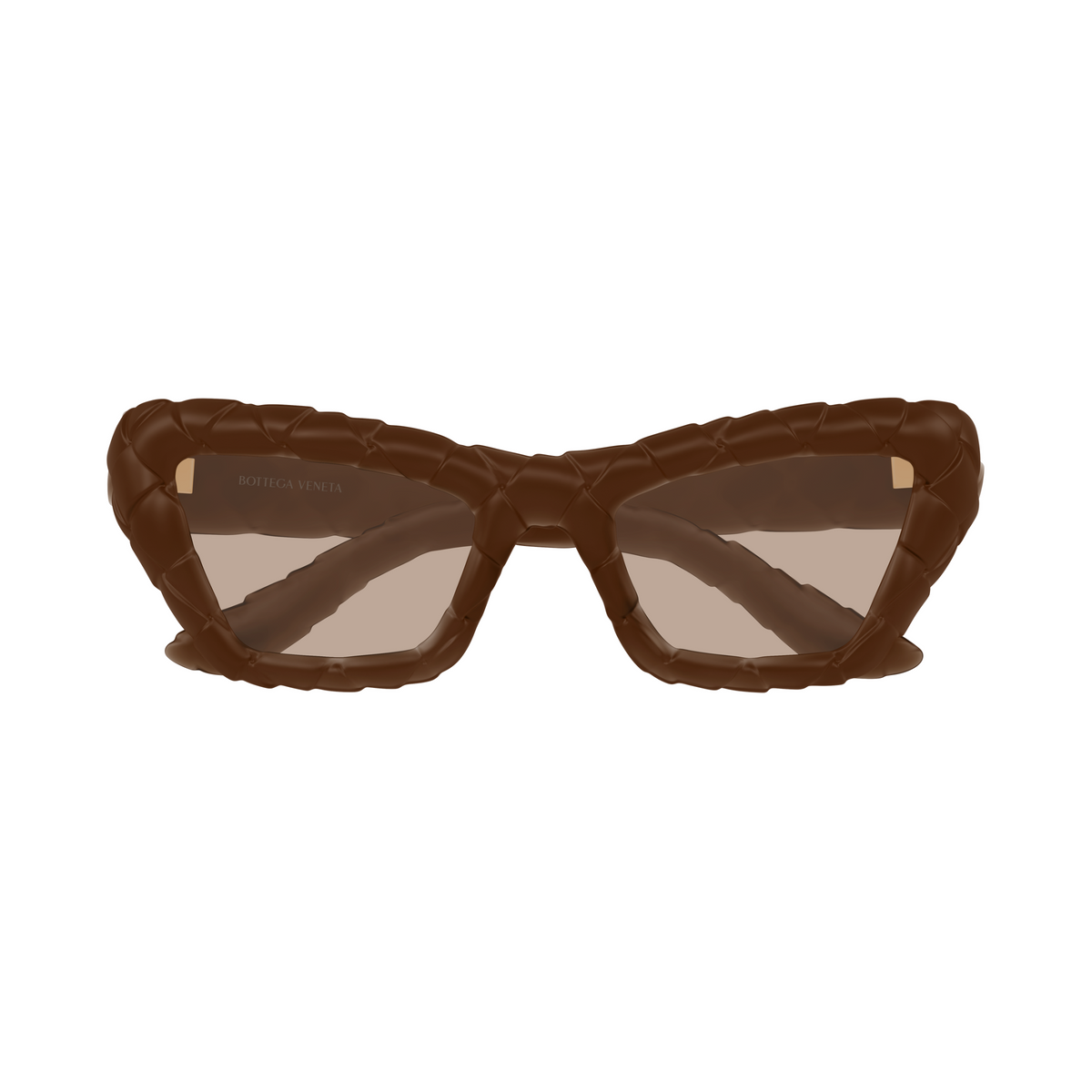 Bottega Veneta BV1438S Brun 002 de face - Les Lunettes de Pauline