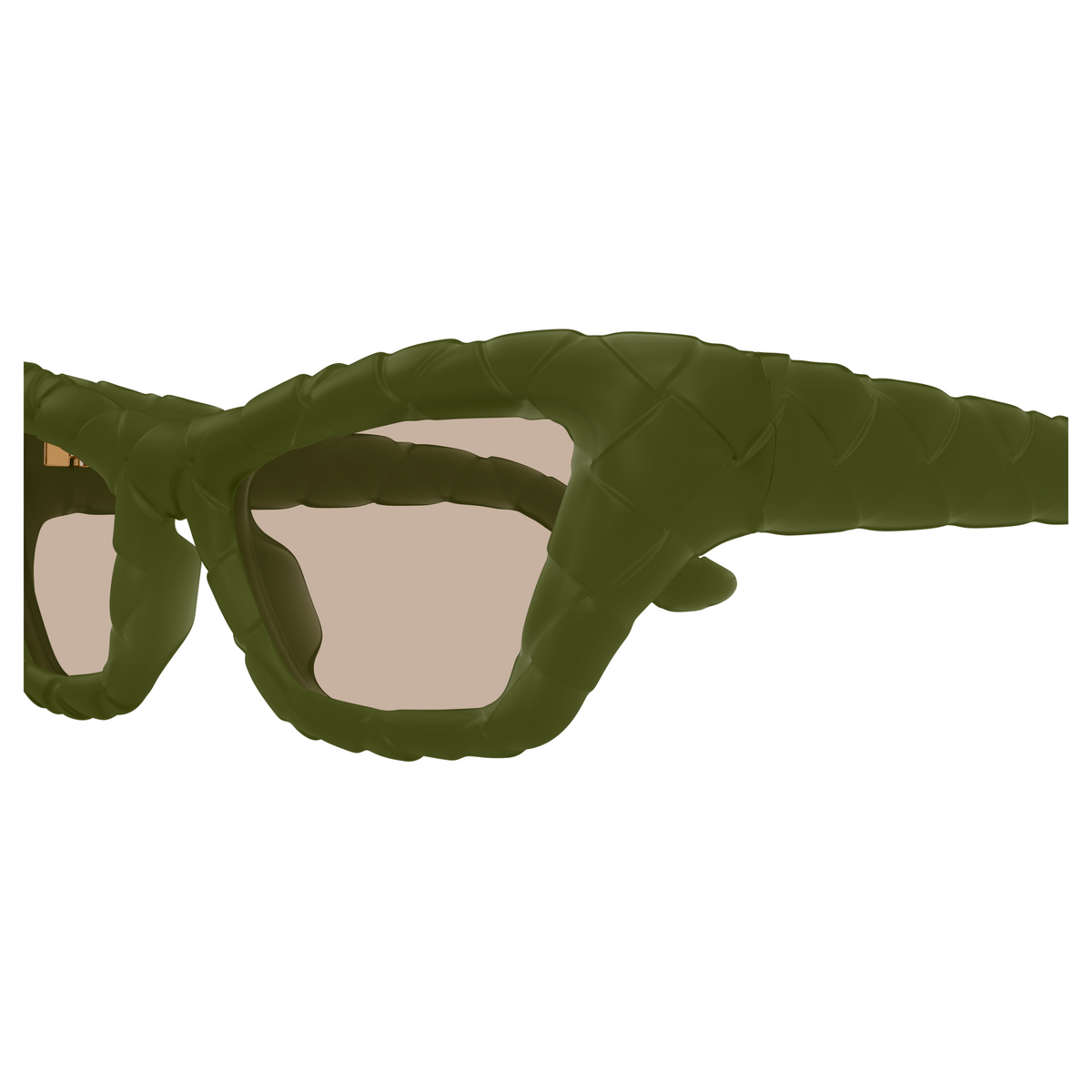 Bottega Veneta BV1438S Vert Kaki 003 en détail des branches - Les Lunettes de Pauline