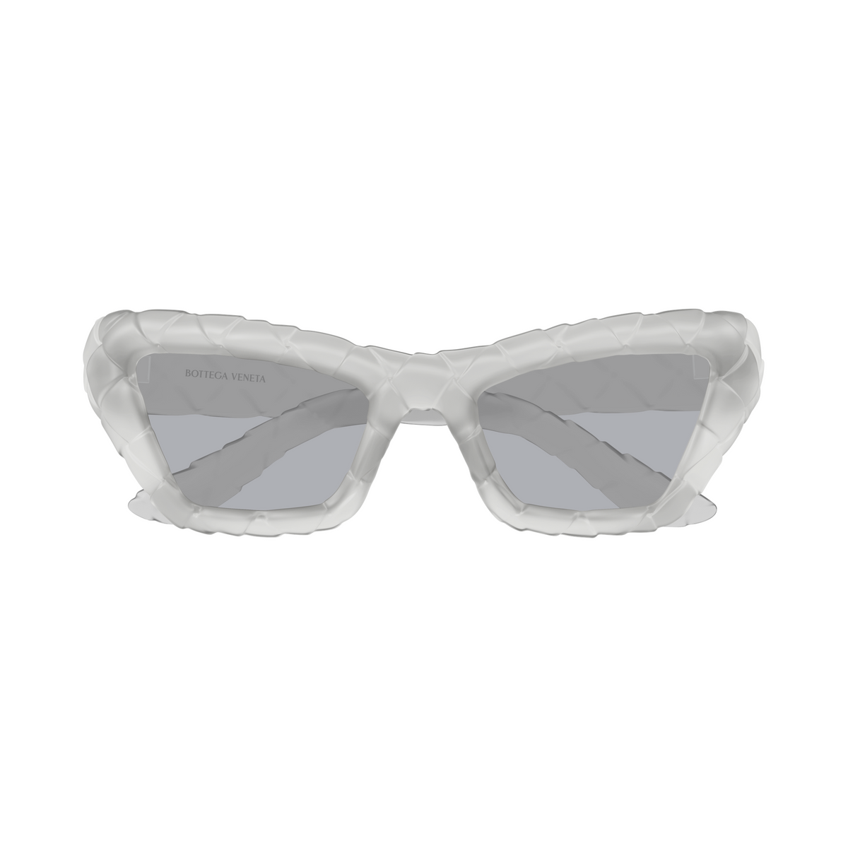 Bottega Veneta BV1438S Blanc Cristal 004 de face - Les Lunettes de Pauline