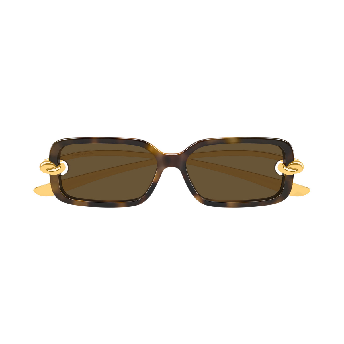 Bottega Veneta BV1439S Écaille Havane Doré 002 de face - Les Lunettes de Pauline