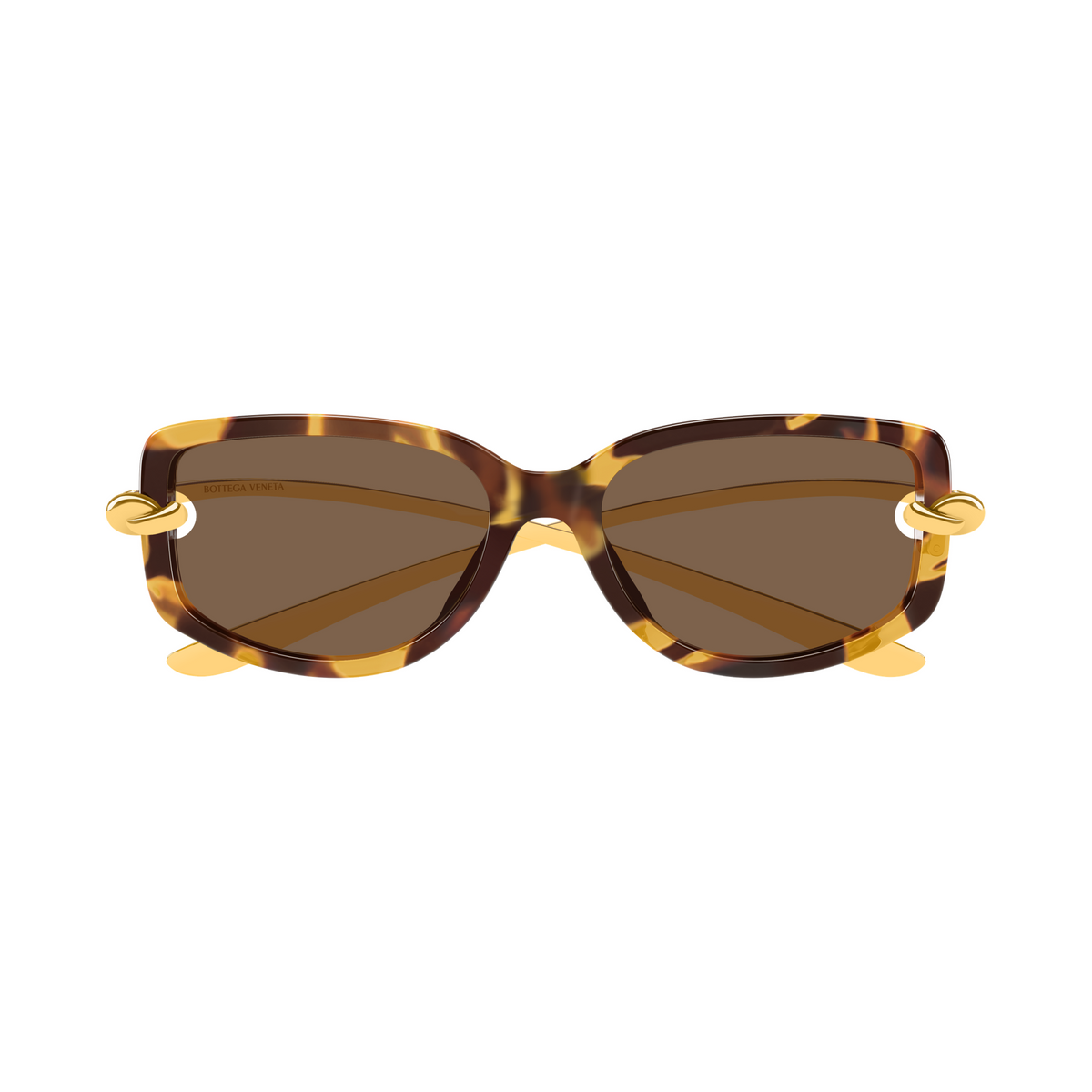 Bottega Veneta BV1440SA Écaille Havane Doré 002 de face - Les Lunettes de Pauline