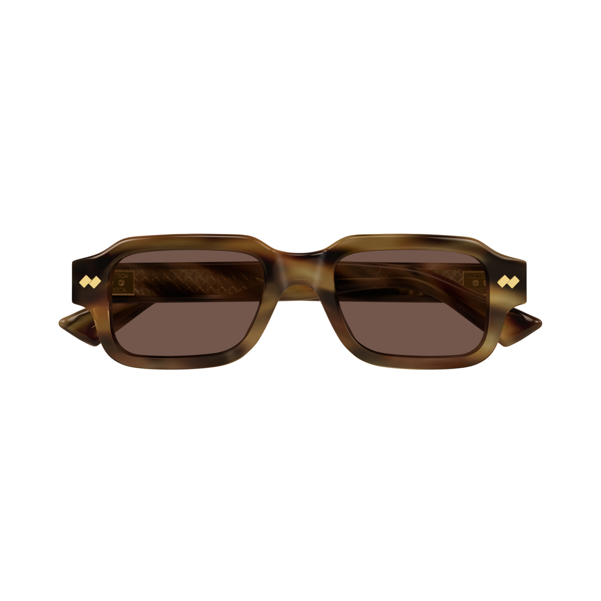 Bottega Veneta BV1442S Écaille Havane 002 de face - Les Lunettes de Pauline