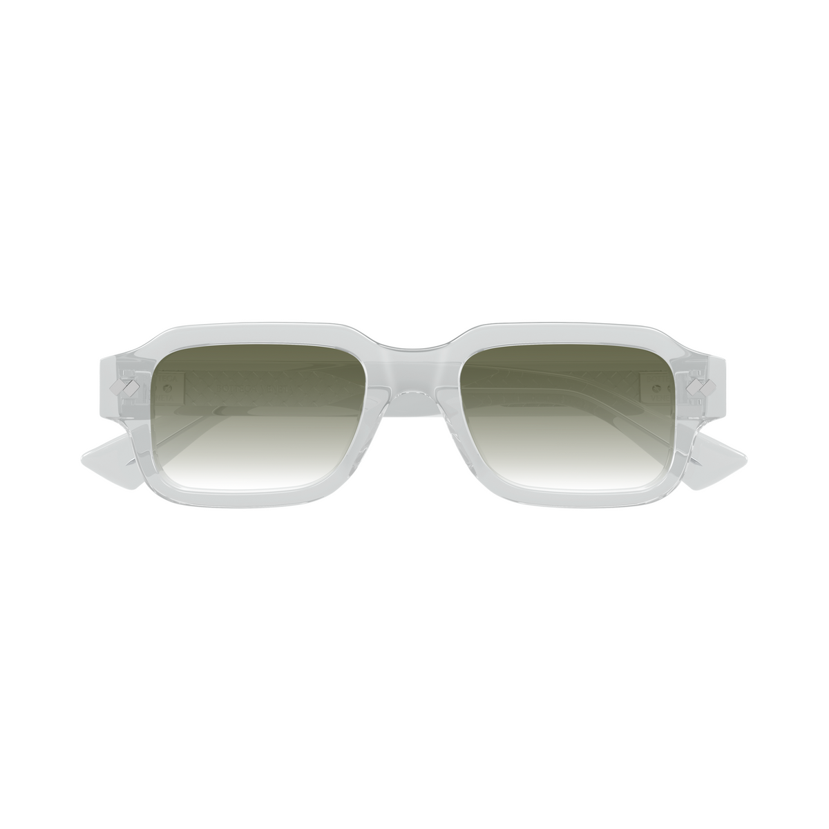 Bottega Veneta BV1442S Cristal 003 de face - Les Lunettes de Pauline