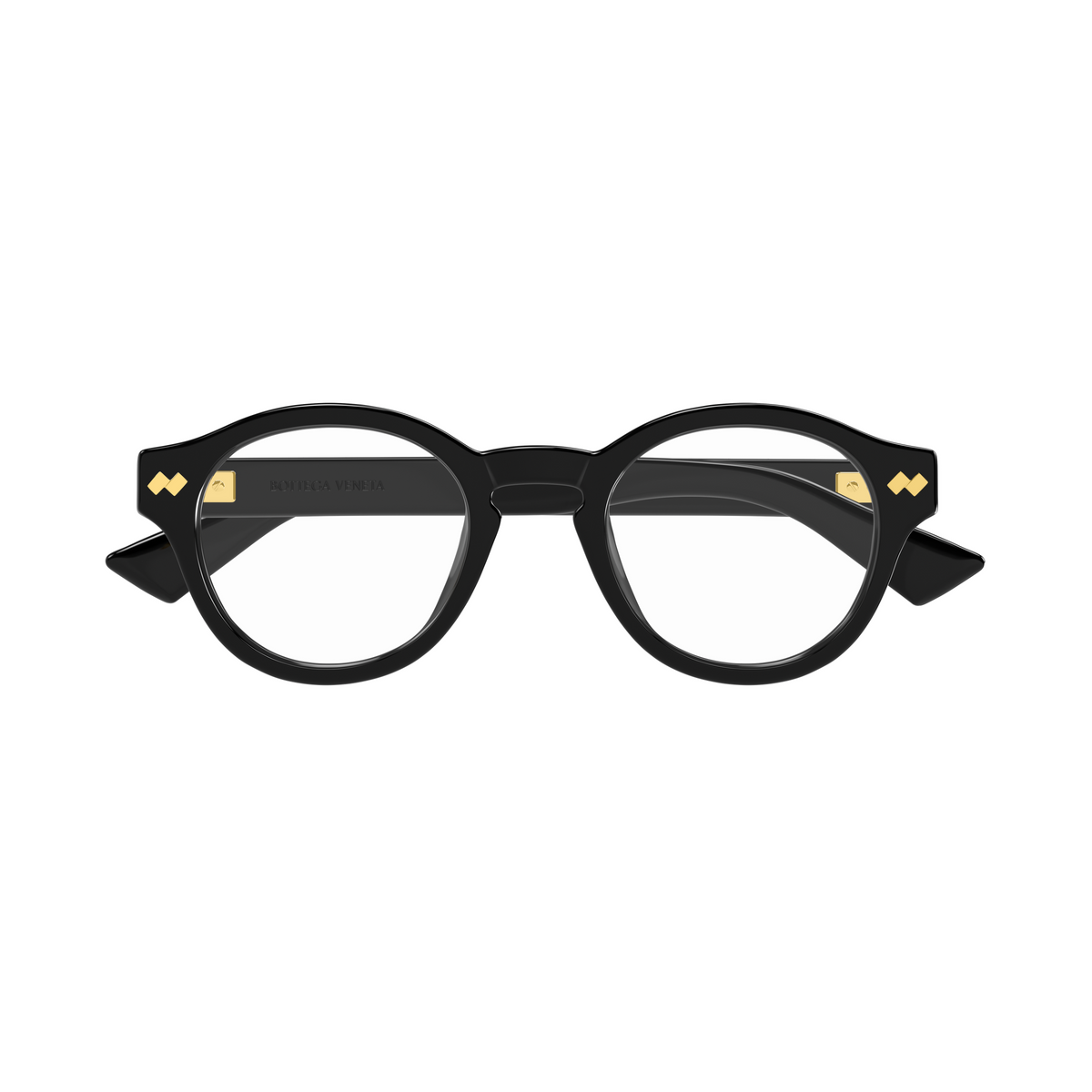 Bottega Veneta BV1444OA Noir 001 de face - Les Lunettes de Pauline